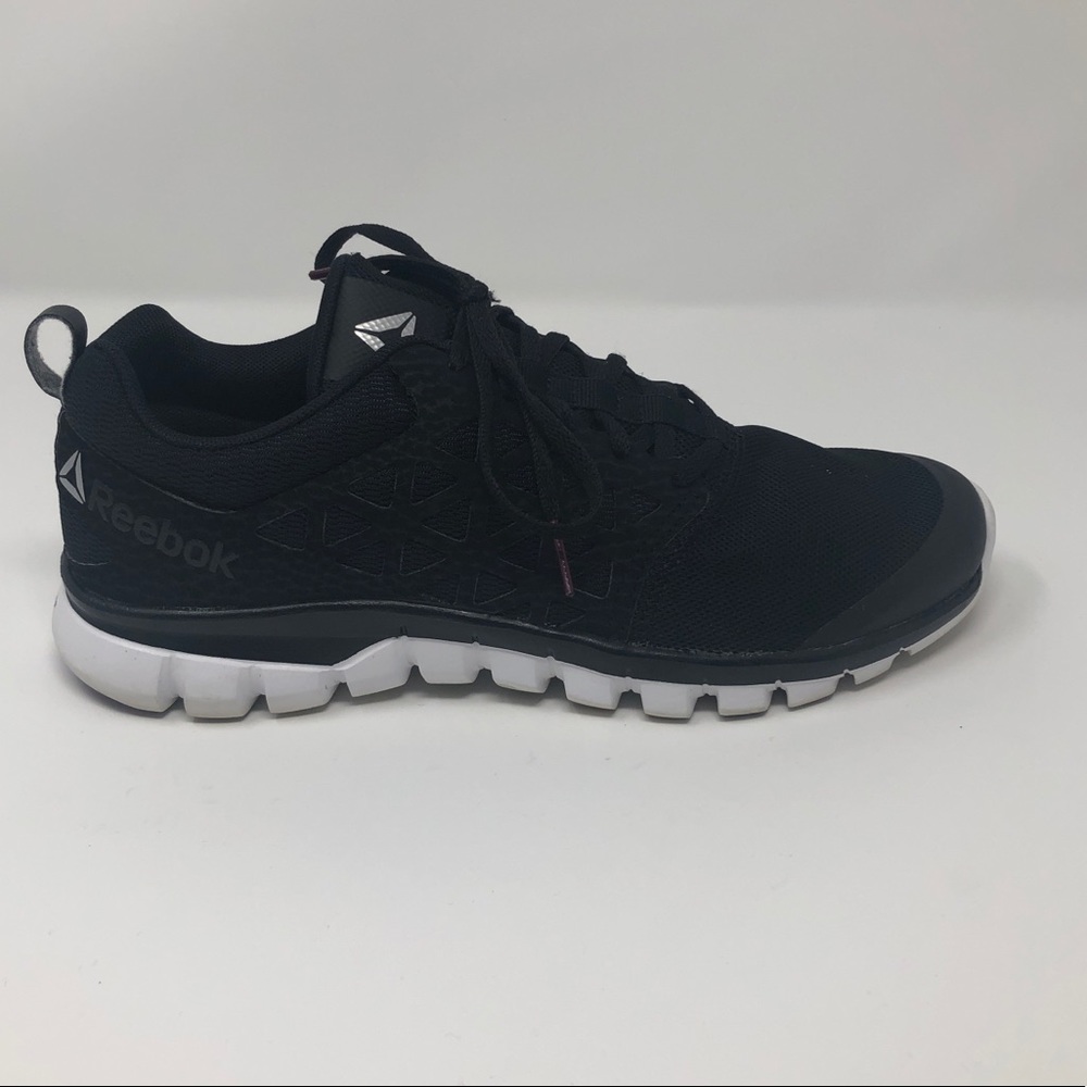 Women’s Reebok Sublite Black Athletic Shoe Sz 8